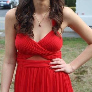 Red prom dress!